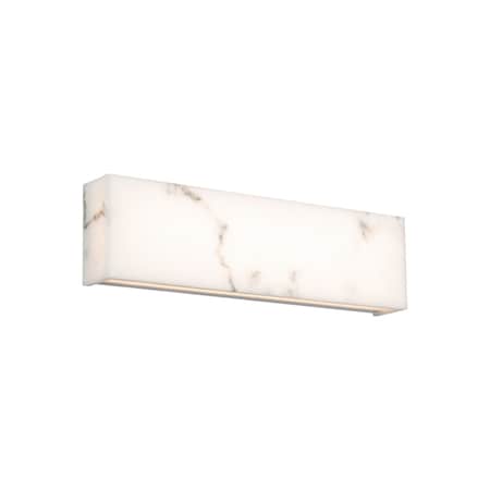 Dweled Museo 18in LED Bathroom Vanity or Wall Light 3000K in White WS-651